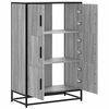 vidaXL Skř&iacute;ň highboard &scaron;ed&aacute; sonoma 68x35x106,5 cm kompozit a kov