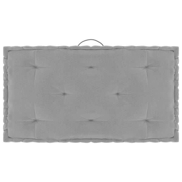 vidaXL Podu&scaron;ky na n&aacute;bytek z palet 7 ks &scaron;ed&eacute; bavlna