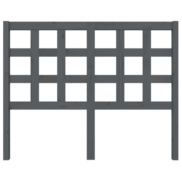 vidaXL Čelo postele &scaron;ed&eacute; 125,5 x 4 x 100 cm masivn&iacute; borovice