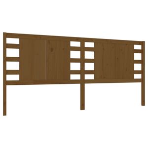 vidaXL Čelo postele medově hněd&eacute; 126 x 4 x 100 cm masivn&iacute; borovice