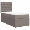 vidaXL Box spring postel s matrac&iacute; taupe 80x200 cm textil