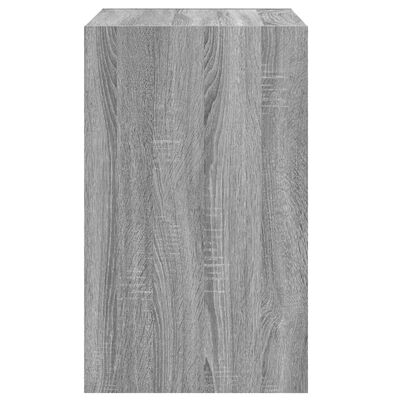 vidaXL Botník šedý sonoma 60 x 42 x 69 cm kompozitní dřevo
