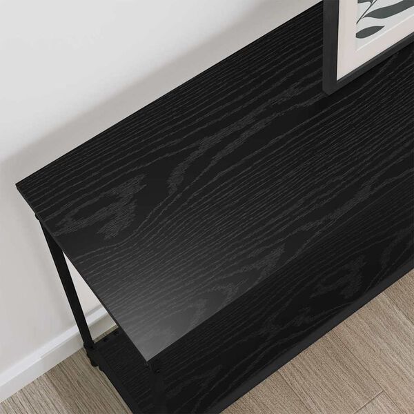 vidaXL Konzolov&yacute; stolek Čern&yacute; dub 101 x 30.5 x 75 cm Kompozitn&iacute; dřevo