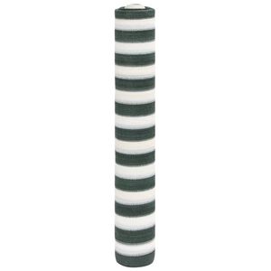 vidaXL St&iacute;n&iacute;c&iacute; tkanina zelen&aacute; a b&iacute;l&aacute; 1,8 x 50 m HDPE 75 g/m&sup2;