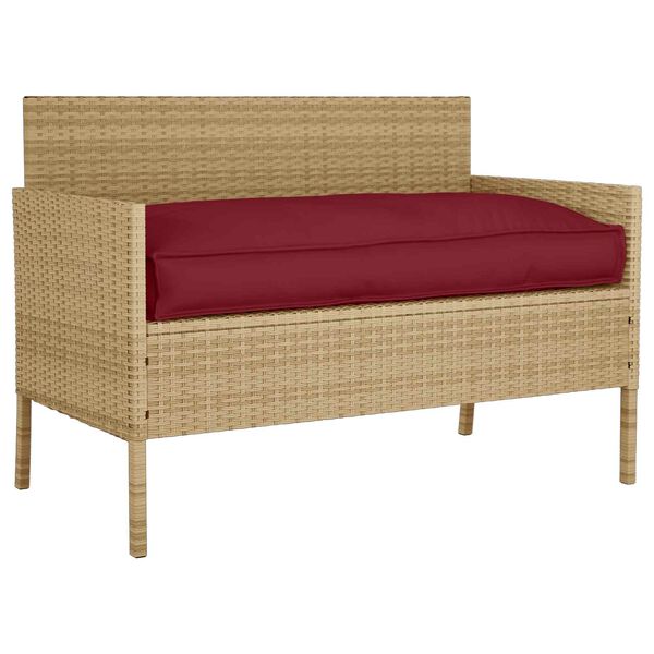 vidaXL Pol&scaron;t&aacute;ř V&iacute;no Červen&eacute; 80 x 80 x 52 cm Oxford l&aacute;tka