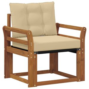 vidaXL Venkovn&iacute; pohovka Masivn&iacute; ak&aacute;tov&eacute; dřevo Př&iacute;rodn&iacute;