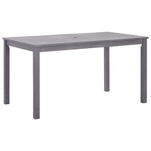 vidaXL Zahradn&iacute; stůl &scaron;eď 140 x 80 x 74 cm masivn&iacute; ak&aacute;ciov&eacute; dřevo