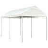 vidaXL Alt&aacute;n se střechou b&iacute;l&yacute; 4,46 x 2,28 x 2,69 m polyethylen
