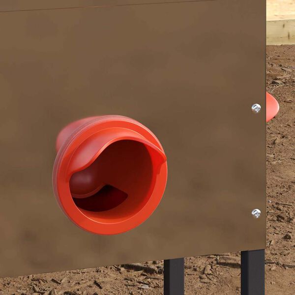 vidaXL Krm&iacute;tko pro slepice 2 pcs Stř&iacute;brn&aacute; 41,5 x 20,5 x 33 cm