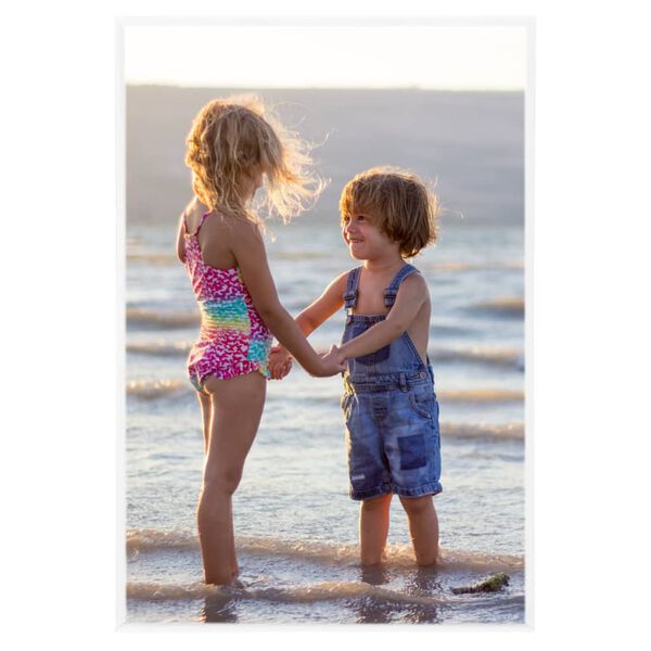 vidaXL Fotorámečky koláž 3 ks na zeď nebo stůl bílé 21 x 29,7 cm MDF