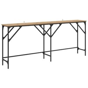 vidaXL Konzolov&yacute; stolek Artisanov&yacute; dub 180 x 30 x 75 cm