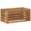 vidaXL Outdoorov&yacute; stoličkov&yacute; benč Př&iacute;rodn&iacute; 79 x 43 x 37 cm