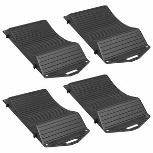vidaXL &Uacute;sporn&eacute; pneumatiky 4 ks Čern&aacute; 44 x 20 x 4 cm PP