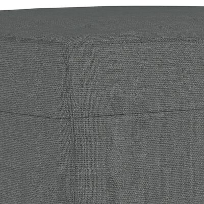vidaXL Podnožka tmavě šedá 70 x 55 x 41 cm textil