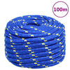 vidaXL Lodn&iacute; lano modr&eacute; 20 mm 100 m polypropylen