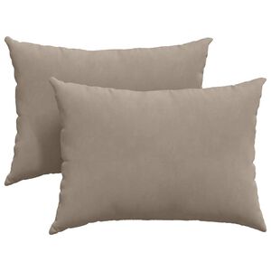 vidaXL Pohovkov&eacute; pol&scaron;t&aacute;ře 2 pcs Taupe 70 x 50 cm textil