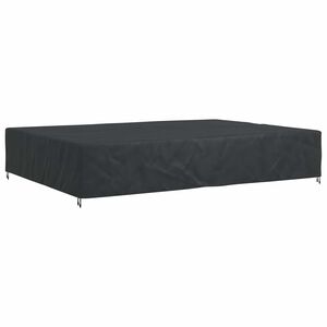 vidaXL Pokryv na n&aacute;bytek Jednobarevn&yacute; Čern&aacute; 400 x 300 x 70 cm 420D