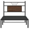 vidaXL R&aacute;m postele bez matrace hněd&yacute; dub 90 x 200 cm kompozitn&iacute; dřevo