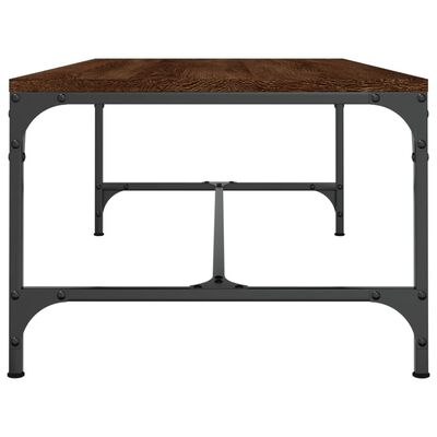 vidaXL Konferenční stolek hnědý dub 100x50x35 cm kompozitní dřevo