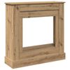 vidaXL Krbov&aacute; obestavba dub artisan 90 x 30 x 90 cm kompozitn&iacute; dřevo