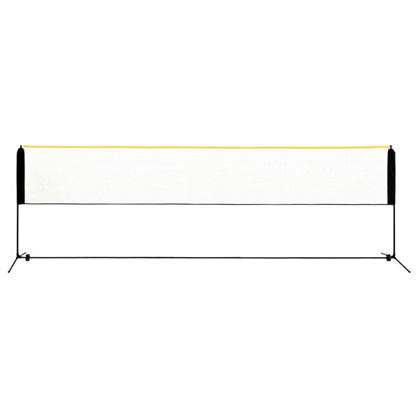 vidaXL Nastaviteln&aacute; badmintonov&aacute; s&iacute;ť 500 x 103 x 94&ndash;158 cm kov