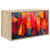 vidaXL N&aacute;stěnn&aacute; TV skř&iacute;ň HEESCH 69 x 33 x 40 cm Dub sonoma