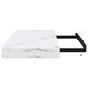 vidaXL N&aacute;stěnn&aacute; polička N&aacute;stěnn&yacute; 2 pcs B&iacute;l&yacute; mramor 50 x 23,5 x 4 cm