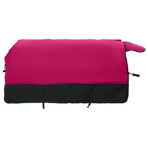 vidaXL Deka pro koně Růžov&aacute; a čern&aacute; 75 cm Polyester