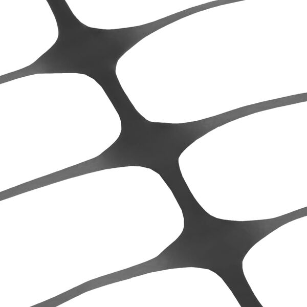 vidaXL Zahradní plot 30 m černý