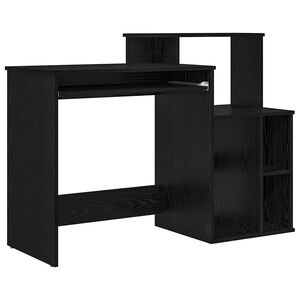 vidaXL Stůl Čern&yacute; dub 120,5 x 44 x 88,5 cm Kompozitn&iacute; dřevo