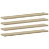 vidaXL Př&iacute;davn&eacute; police 8 ks dub sonoma 60 x 10 x 1,5 cm dřevotř&iacute;ska