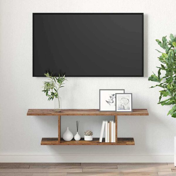 vidaXL Sestava TV skř&iacute;něk Hněd&aacute; 103 x 30 x 26,5 cm kompozitn&iacute; dřevo
