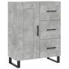 vidaXL Skříň highboard betonově šedá 69,5x34x180 cm kompozitní dřevo