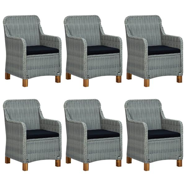 vidaXL 9d&iacute;ln&yacute; zahradn&iacute; j&iacute;deln&iacute; set světle &scaron;ed&yacute;