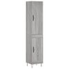 vidaXL Skř&iacute;ň highboard &scaron;ed&aacute; sonoma 34,5 x 34 x 180 cm kompozitn&iacute; dřevo