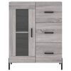 vidaXL Skř&iacute;ň highboard &scaron;ed&aacute; sonoma 69,5 x 34 x 180 cm kompozitn&iacute; dřevo