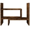 vidaXL Stoln&iacute; organiz&eacute;r kouřov&yacute; dub 38,5 x 17 x 39 cm kompozitn&iacute; dřevo