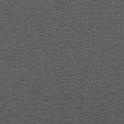 vidaXL 2místná pohovka tmavě šedá 120 cm textil
