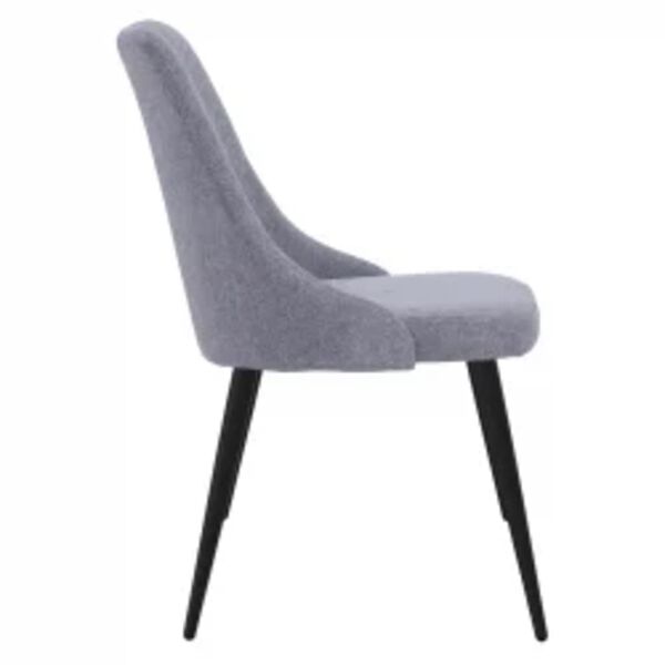 vidaXL Otočn&eacute; j&iacute;deln&iacute; židle 4 ks světle &scaron;ed&eacute; textil