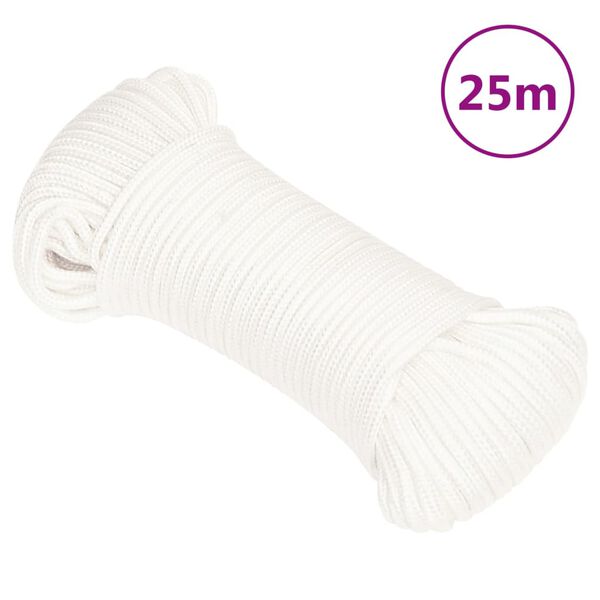vidaXL Lodn&iacute; lano celob&iacute;l&eacute; 5 mm 25 m polypropylen