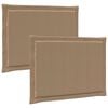 vidaXL Pol&scaron;t&aacute;ře na sedadla 2 pcs Taupe 47 x 36 x 2 cm Polyester
