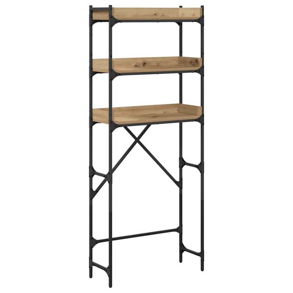 vidaXL Police na pračku s policí 67 x 25 x 163 cm Kompozitní dřevo