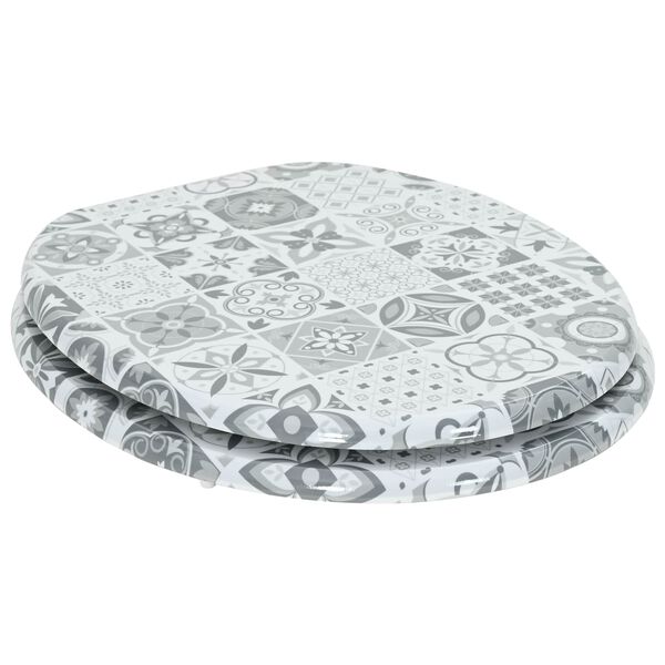 vidaXL Toaletn&iacute; prkno &Scaron;ed&aacute; 44 x 38 cm MDF deska