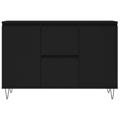 vidaXL Příborník černý 104 x 35 x 70 cm kompozitní dřevo