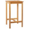 vidaXL Barov&yacute; stůl Př&iacute;rodn&iacute; 60 x 60 x 105 cm Masivn&iacute; teak