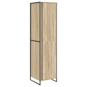 vidaXL Skř&iacute;ň s &uacute;loži&scaron;těm Sonoma 50 x 50 x 200 cm kompozitn&iacute; dřevo