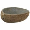 vidaXL Um&yacute;vadlo z ř&iacute;čn&iacute;ho kamene Světle &scaron;ed&aacute; (30-37) x (25-30) x 12 cm
