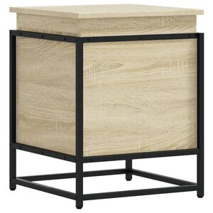 vidaXL &Uacute;ložn&yacute; box s v&iacute;kem dub sonoma 40x40x51,5 cm kompozitn&iacute; dřevo