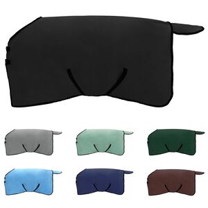 vidaXL Deka pro koně Čern&aacute; Polyester