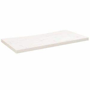 vidaXL Deska psac&iacute;ho stolu b&iacute;l&aacute; 80 x 40 x 2,5 cm masivn&iacute; borov&eacute; dřevo